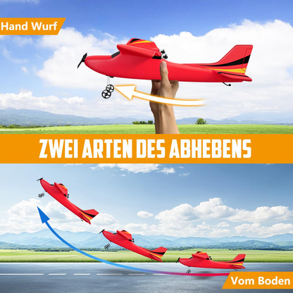 HAWK'S WORK RC Flugzeug Cessna RTF 2 CH 2,4 GHz für Anfänger
