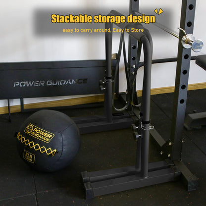 POWER GUIDANCE Dip Barren, einstellbar (76-98cm) - Schwarz