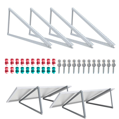 FIREND Solarmodul-Halterung 1180 mm, 4er-Set, Flachdach-Aufständerung