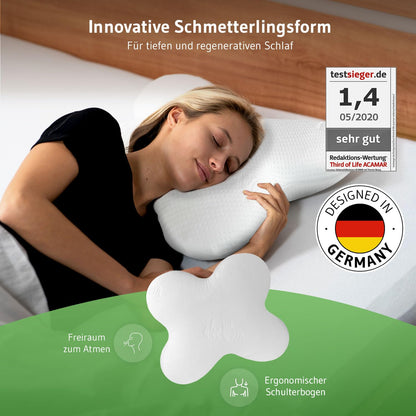 ACAMAR HWS Nackenstützkissen Seitenschläfer – Aloe Vera