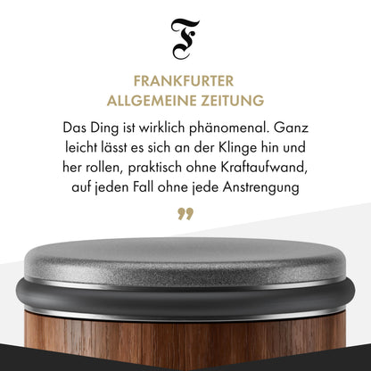 HORL 2 Rollschleifer Messerschärfer für Küchenmesser – Nussbaum