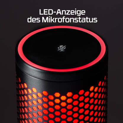 HyperX QuadCast 2 USB-Mikrofon für Gaming, Streaming und Podcasting