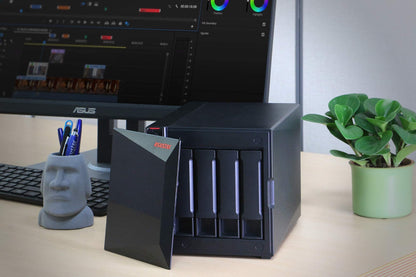 Asustor AS5304T Netzwerkspeicher – Schwarz Sans Disque