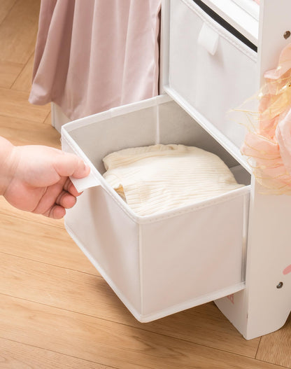 ROBOTIME Holz Puppenbett für 22-Zoll Puppen - Rosa