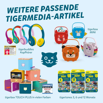 tigermedia tigertones Duo Prepaid-Zugang 12 Monate Audio-Streaming