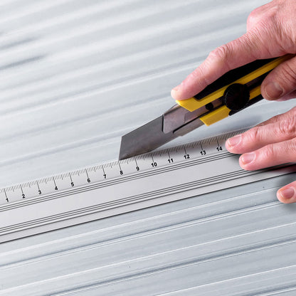 KARAT Stegplatten Polycarbonat transparent 4 mm 14 Stück 60,5 x 121 cm