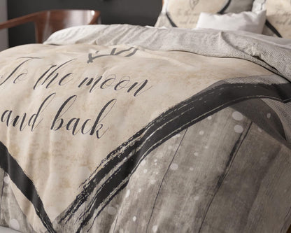 Sleeptime Bettwäsche Love, 4-teilig, Baumwolle, 135x200 cm