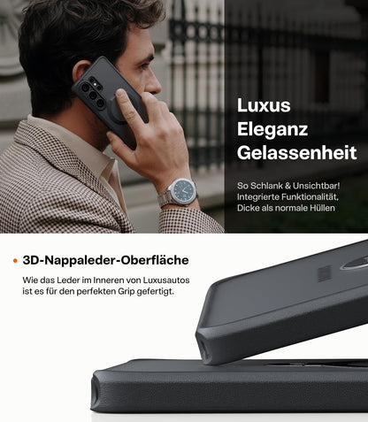 TORRAS Ostand Q3 Spin Hülle für Samsung Galaxy S26 Ultra, Schwarz