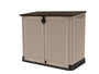 Keter Store it Out Midi Aufbewahrungsbox 132x71,5x113,5 cm. Anthrazitfarbene Box für witterungsbeständige Outdoor-Lagerung.