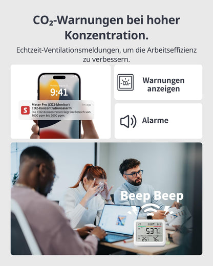 SwitchBot CO2 Messgerät – Luftqualität, Thermo-Hygrometer