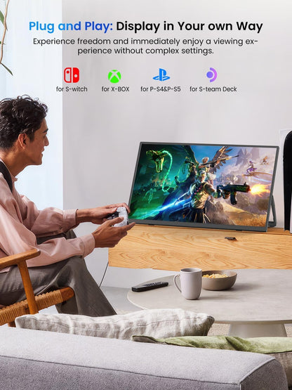 UPERFECT Portable Monitor Display – 15,6" Full HD IPS