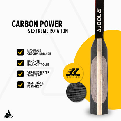 JOOLA Rosskopf Carbon Tischtennisschläger Wettkampf