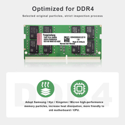 Yongxinsheng DDR4 3200MHz 32GB Kit Laptop Arbeitsspeicher SODIMM