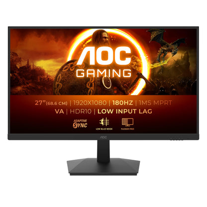 AOC Gaming 27G15N 27" FHD 180Hz Gaming Monitor - Schwarz