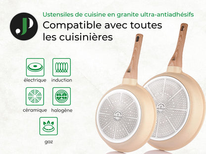 JUST PERFECTO Induktions Topfset – 21-teilig PTFE/PFOA-frei Kochgeschirr