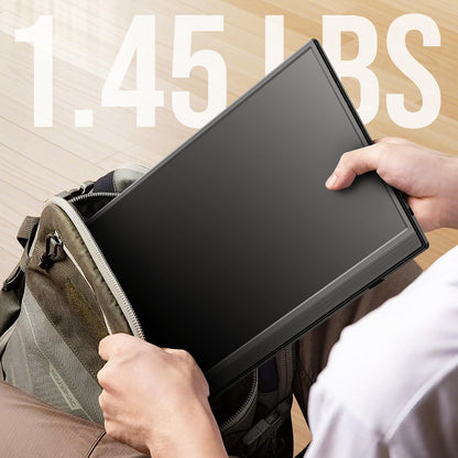Omiodo Tragbarer Monitor 15,6 Zoll FHD IPS mit USB-C und Mini HDMI