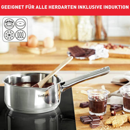 Tefal Duetto Induktion Topfset Edelstahl - 9-teilig (A705S9)