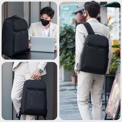 FENRUIEN Laptoprucksack 17 Zoll – Business Reise Erweiterbar
