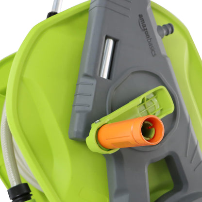 Amazon Basics Schlauchwagen mit Schlauch, 30 m, Grün/Grau