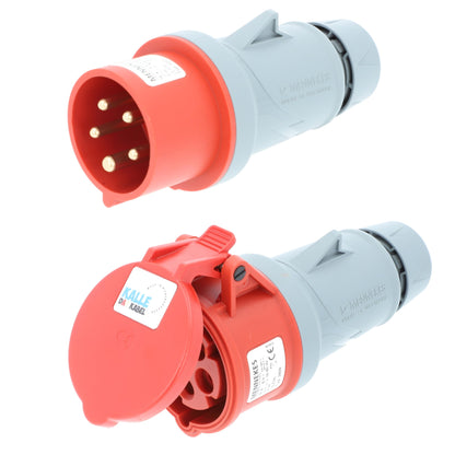 KALLE DAS KABEL CEE 400V Verlängerungskabel H07RN-F 5G2,5mm² 16A 10m