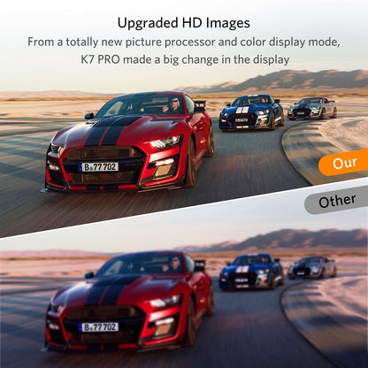 K7PRO Digital Kabellos Rückfahrkamera Set – 5" Monitor, 2 Kameras