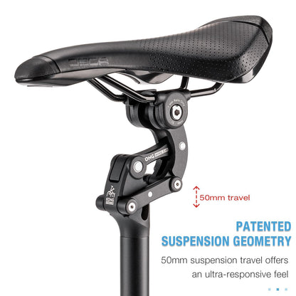 KONG MING CAR Gefederte Sattelstütze 30.9mm – Parallelogramm