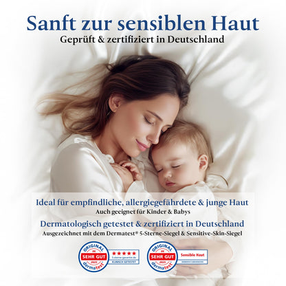 RENESSY Bio-Seidenkissenbezug 80x80 cm – Off-White 22 Momme