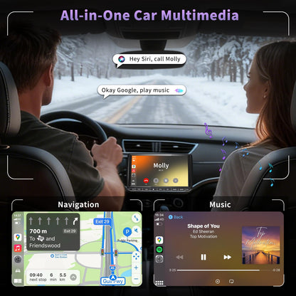 URVOLAX DAB+ Autoradio UR95C, 9 Zoll Doppel-DIN für VW, Skoda, Seat