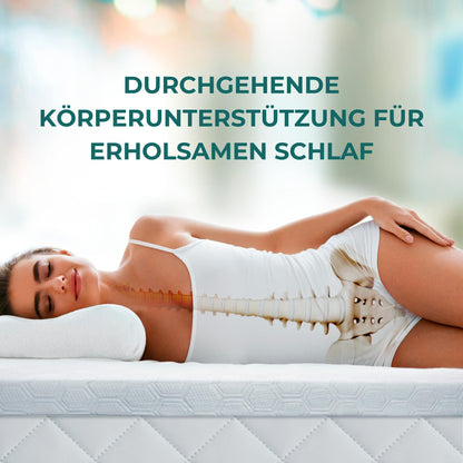 WENDRE Kaltschaum Matratzentopper 180x200cm - Fest, 7cm