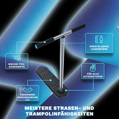 In Do The Trick Scooter Kickstart Classic Trampolin-Scooter Schwarz