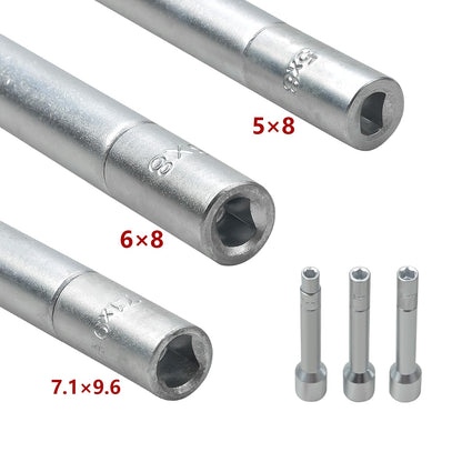 Zoomtools 18 TLG 1/2" Antrieb Stoßdämpfer Nuss Werkzeugsatz Stossdämpfer Federbein Domlager Werkzeug Federbein Stecknuss Werkzeug