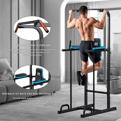 JX FITNESS Kraftturm Power Town – Multifunktions-Fitnessturm