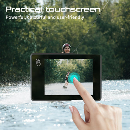 Apexcam M90 Action Cam 4K 60FPS 64MP WLAN wasserdicht mit Zubehör-Set