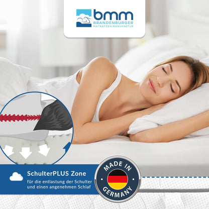 BMM 7 Zonen Kaltschaum Matratze H3 - 120x200 cm