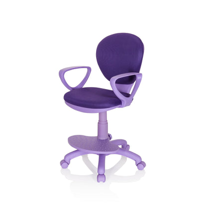 hjh OFFICE 671009 Kinderdrehstuhl Kid Colour Stoff Lila