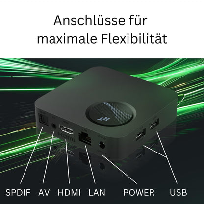 GX1 Google TV Streaming Box Mediaplayer - 4K Premium HDR & DV