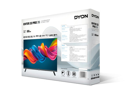 DYON Enter 32 Pro X2 (2024) Fernseher - 80 cm (32 Zoll) Schwarz