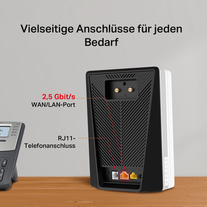 Mercusys MB520-5G 5G LTE Router mit Wi-Fi 6 AX3000 Dualband WLAN