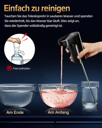 Redsack WP-007 Elektrischer Weindekanter & Likörspender, Schwarz