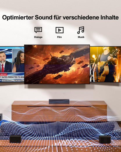 ULTIMEA 5.1 3D Heimkino Soundbar System – 320W
