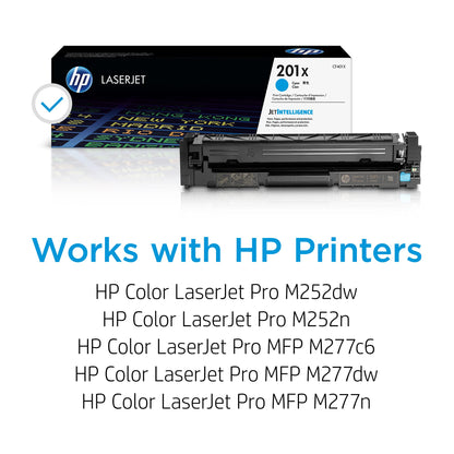 HP 201X (CF401X) Blau Original Toner – Hohe Reichweite