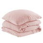 Pure Label Musselin Bettwäsche-Set 135x200 cm Baumwolle rosa, zweiteilig mit Kissenbezug 80x80 cm
