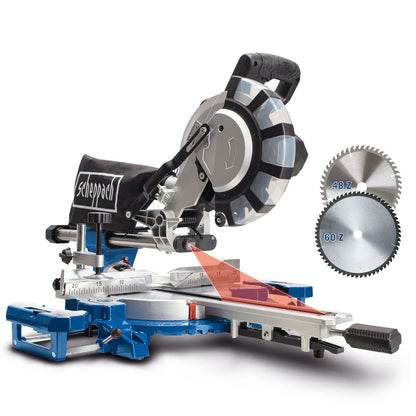 Scheppach HM254SPX Kappzugsäge 2200W - inkl. 2. Blatt & Untergestell