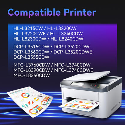 ZIPRINT TN248XL Toner Set kompatibel für Brother TN-248 CMYK