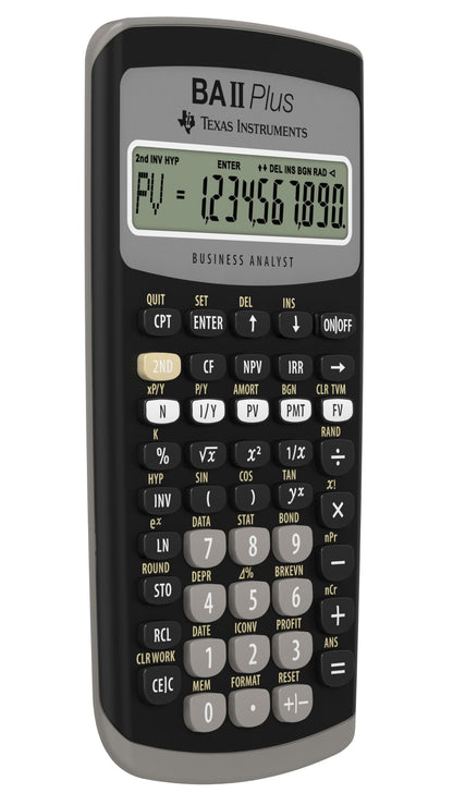 Texas Instruments BA II Plus Finanzrechner schwarz