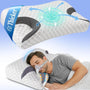 Hypuno CPAP Kissen, Memory Foam Nackenstützkissen für Seitenschläfer, flaches ergonomisches Kissenprofil