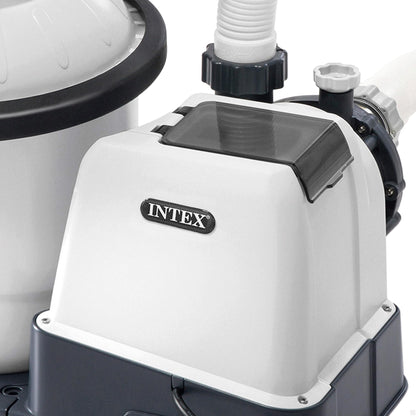 Intex Krystal Clear Sandfilteranlage 4,5m³ Grau/Schwarz