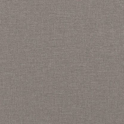 vidaXL Polsterbett Doppelbett - 160x200cm Taupe Stoff