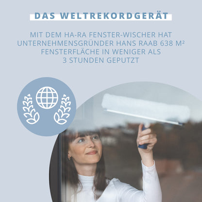 Ha-Ra Fensterwischer Standard – All-In-One Abzieher 32cm