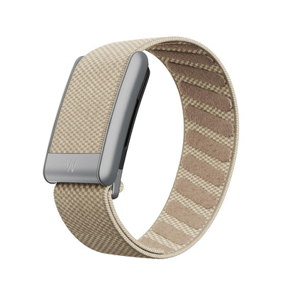 WHOOP 5.0 SuperKnit Band Dune – verstellbares Strickarmband
